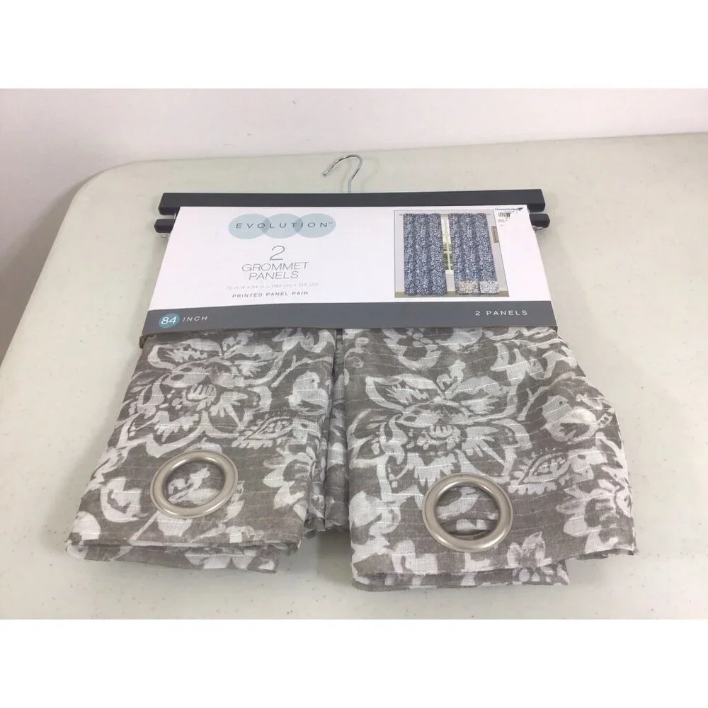 Evolution Grommet Curtain Panels Set of 2 NEW